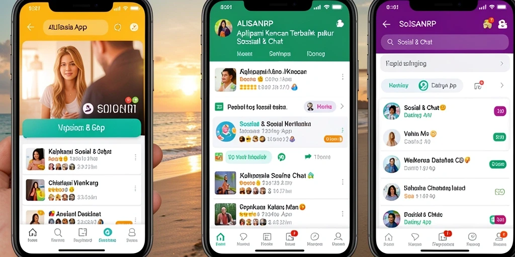 Tampilan antarmuka ALISANRP yang modern dan user-friendly.