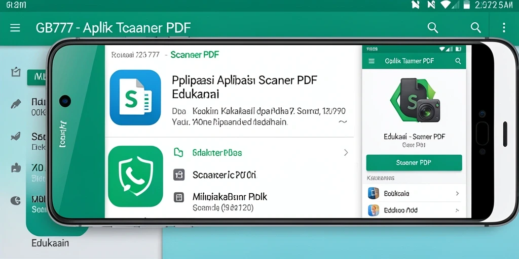 Tampilan antarmuka aplikasi GB777 untuk pemindaian PDF yang mudah dan intuitif.