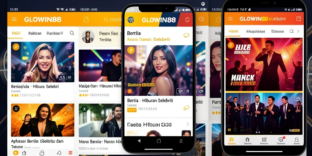 Tampilan antarmuka GLOWIN88 yang menarik dan informatif.