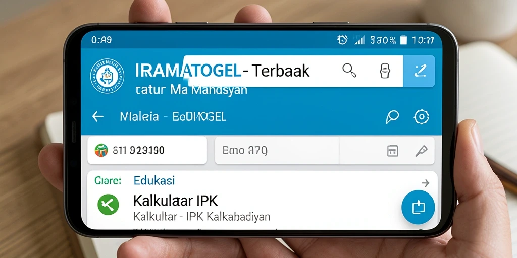 Antarmuka IRAMATOGEL yang sederhana dan fungsional untuk kalkulasi IPK.