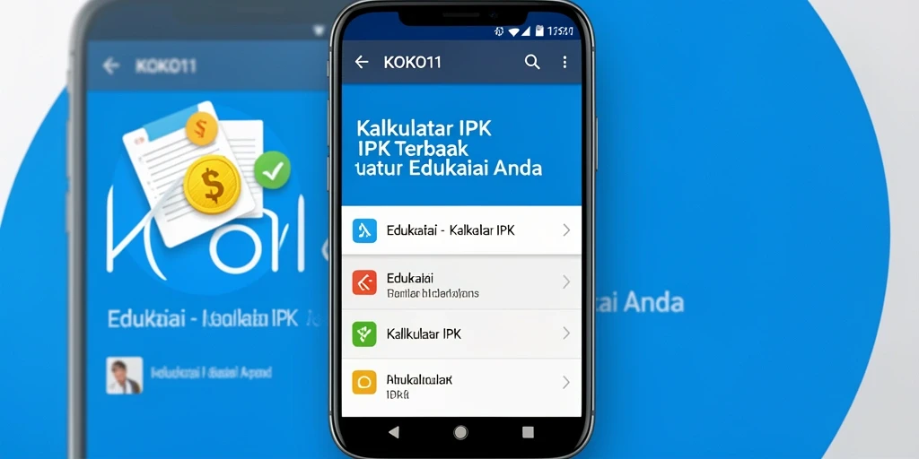 Antarmuka KOKO11 yang memudahkan pengguna menghitung IPK secara cepat.