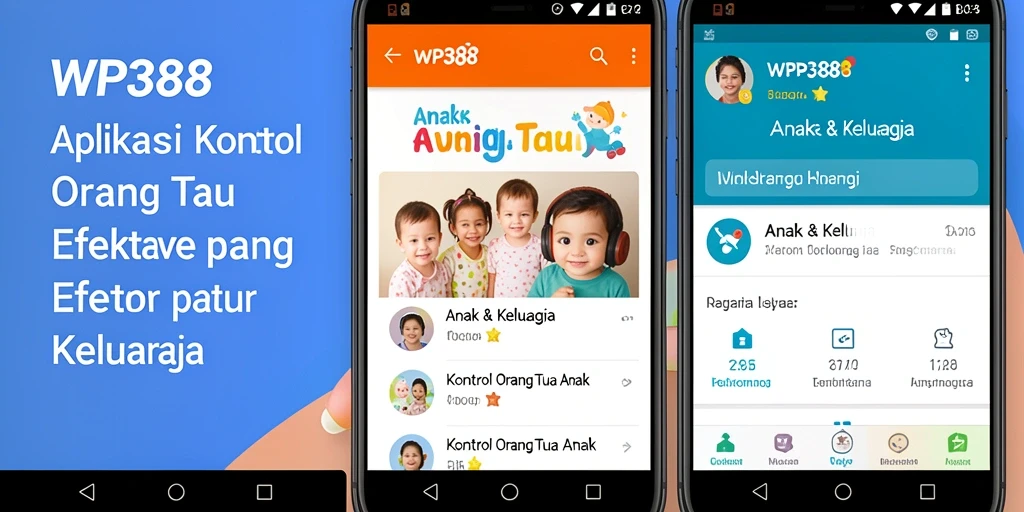 Antarmuka WP888 yang intuitif untuk kontrol orang tua.